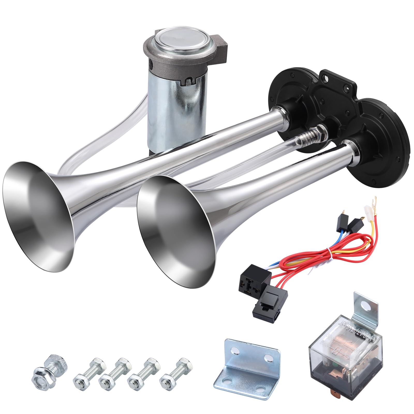 Rupse Hupe Luft Horn, Lufthorn Drucklufthorn auto Horn mit Kompressor 12V für PKW LKW Booten Motorrädern Rupse Hupe Luft Horn, Lufthorn Drucklufthorn auto Horn mit Kompressor 12V für PKW LKW Booten Motorrädern von Rupse