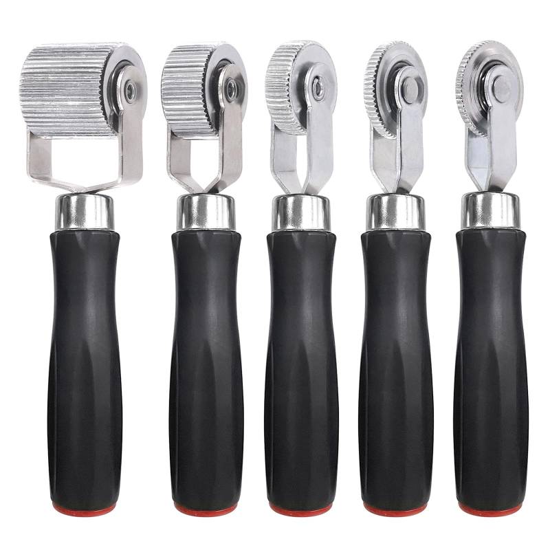 Rustark 5 Stück Auto Schalldämmroller Set, 5 Größen Schalldämpfung Rollen Auto Schalldämmungswerkzeuge Schalldämpfer Roller für die Geräuschdämmungsinstallation im Auto (4 mm 6 mm 12 mm 20 mm 40 mm) von Rustark