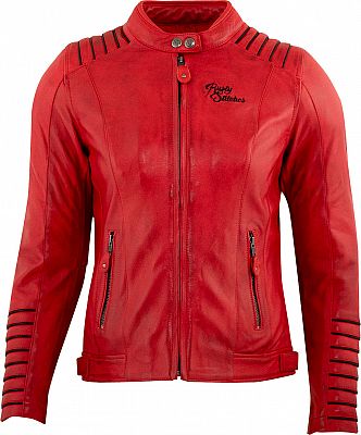 Rusty Stitches Amanda, Lederjacke Damen - Rot/Schwarz - 36 Rusty Stitches Amanda, Lederjacke Damen - Rot/Schwarz - 36 von Rusty Stitches