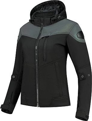 Rusty Stitches Ann, Textiljacke Damen - Schwarz/Lila/Grün - 44 von Rusty Stitches