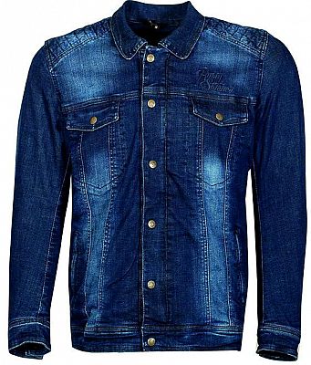 Rusty Stitches Carl Thomas, Hemd/Textiljacke - Blau - 4XL von Rusty Stitches