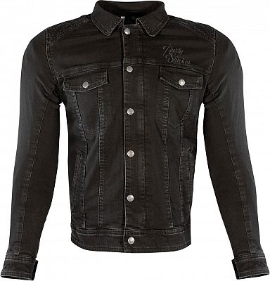 Rusty Stitches Carl Thomas, Hemd/Textiljacke - Schwarz - XL von Rusty Stitches