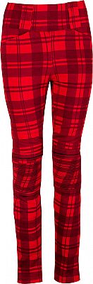 Rusty Stitches Claudia V2 Chequered, Leggings Damen - Rot/Schwarz - 36 von Rusty Stitches