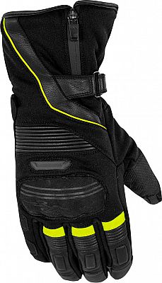 Rusty Stitches Cole, Handschuhe wasserdicht - Schwarz/Neon-Gelb - XL von Rusty Stitches