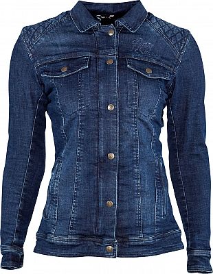 Rusty Stitches Dolly, Bluse/Textiljacke Damen - Blau - 36 von Rusty Stitches