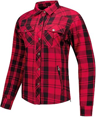 Rusty Stitches Liss V2, Hemd/Textiljacke Damen - Rot/Schwarz - 44 von Rusty Stitches