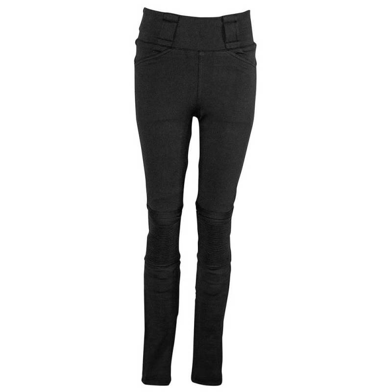 Rusty Stitches Super Claudia V2 Damen Motorrad Textilhose, schwarz, 52 von Rusty Stitches