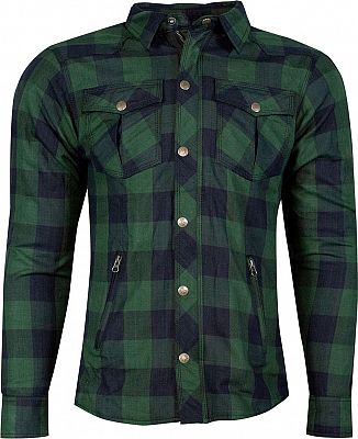 Rusty Stitches Neil, Hemd/Textiljacke - Rot/Schwarz - 6XL von Rusty Stitches