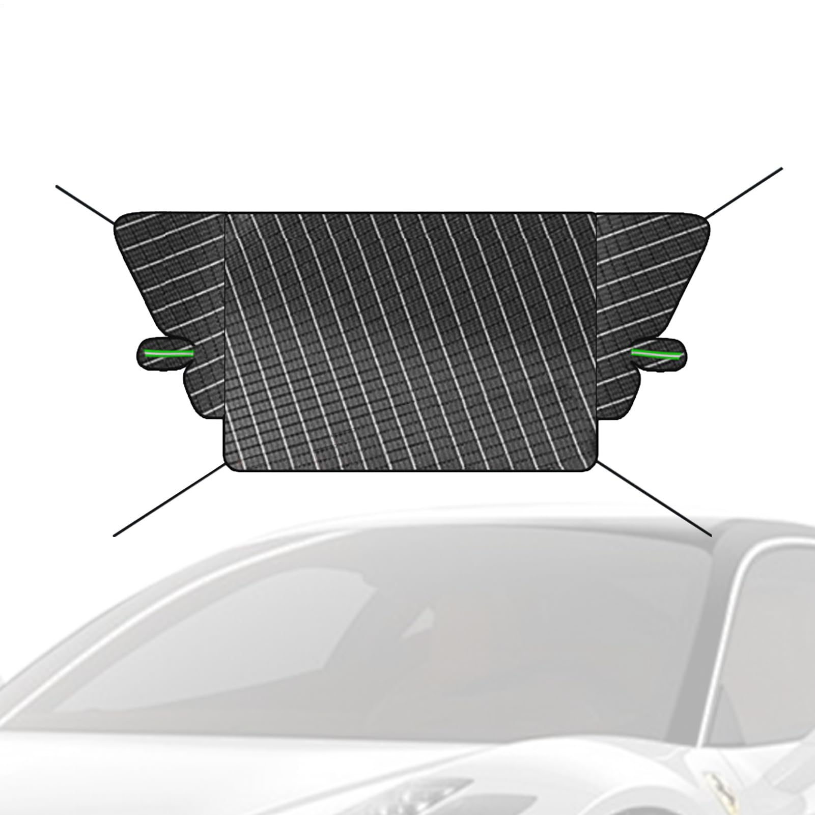 Ruwshuuk Winter-Windschutzscheiben-Abdeckungen – Windschutzscheiben- -Abdeckung, wasserdichter Sonnenschutz für Frontscheibe, mit magnetischen Kanten, Winter-Autozubehör für SUVs, LKWs Ruwshuuk Winter-Windschutzscheiben-Abdeckungen – Windschutzscheiben- -Abdeckung, wasserdichter Sonnenschutz für Frontscheibe, mit magnetischen Kanten, Winter-Autozubehör für SUVs, LKWs von Ruwshuuk