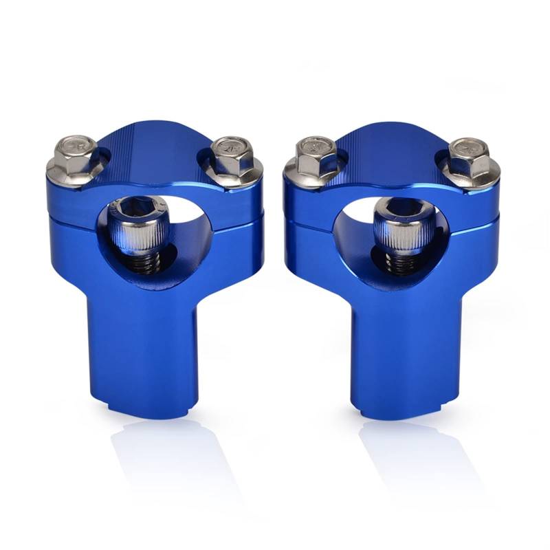 Rynplex 1-1/8 Zoll Lenkerklemmung Lenkererhöhung Halterungen Unterstützung, für, 500 EXC-F SIX Days 525 EXC-G Racing XCG 530 EXC EXC-R XCW SIX Days XCRW Motorrad-Lenker-Riser-Klemme(BU) von Rynplex