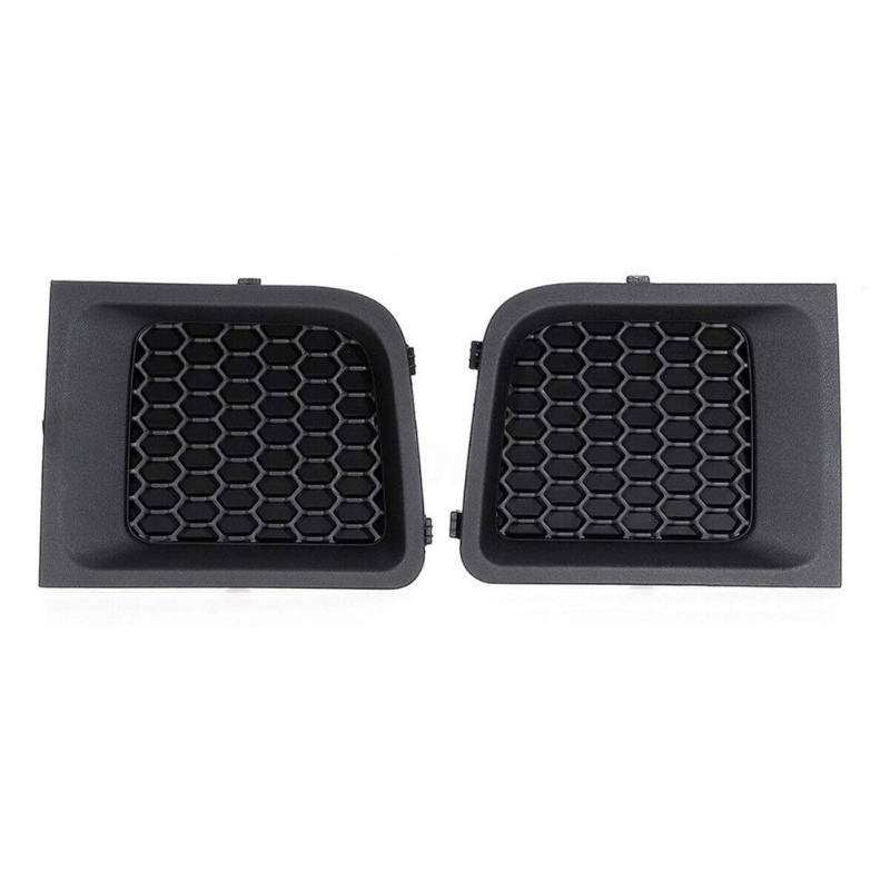 Rynplex 1 Paar + LH RH Frontstoßstangengrill unten am Grill, abgeschrägte Abdeckung Links und rechts, langlebiges Ersatz-Auto-Styling in Form, for Jeep, for Renegade 2015–2017 Auto-Kühlergrill von Rynplex
