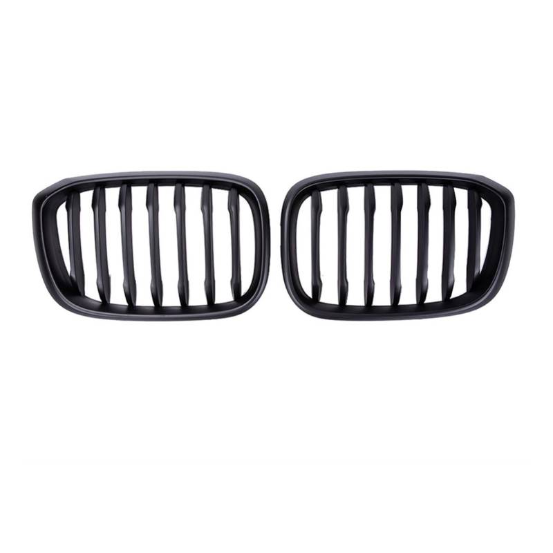 Rynplex 1 Paar Frontgrill 1 Lamelle, for, for G01 G02 G08 X3 X4 2018 2019 2020, Auto-Styling, glänzend mattschwarze Renngrills Auto-Kühlergrill(Matte Black) von Rynplex