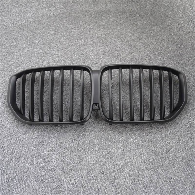 Rynplex 1 Paar glänzend/mattschwarzer Frontgrill, for, for den neuen X5/G05 2020, Kühlergrill im Auto-Stil, Refit-Stoßstangenlatte, Doppellinien-Renngrills Auto-Kühlergrill(Matte Singlet Line) von Rynplex