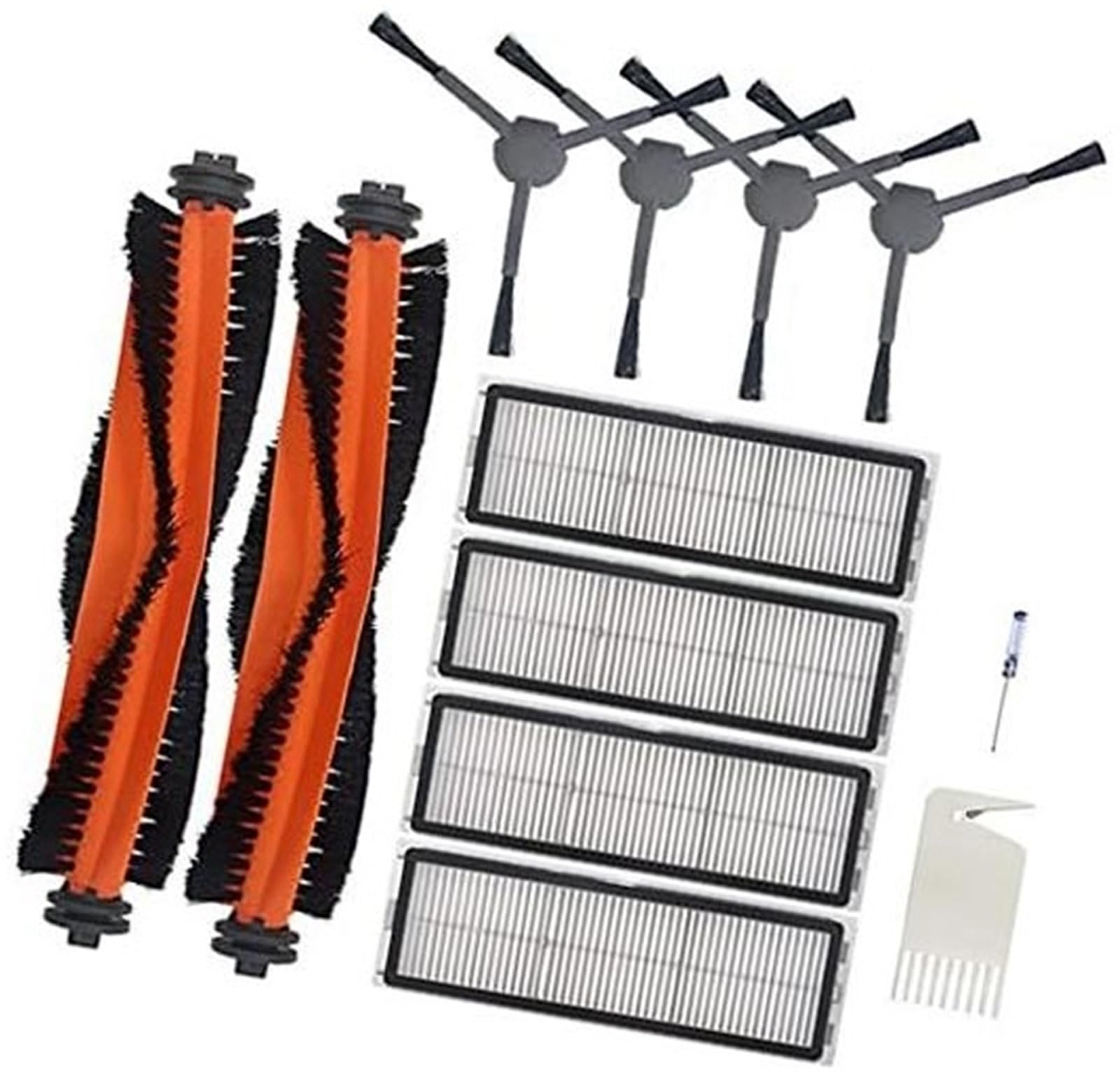 Rynplex 12-teiliges Ersatzteilset for Dreame L10 Plus Staubsaugerzubehör, 2 Hauptbürsten, 4 Filter, 4 Seitenbürsten, 2 Werkzeuge Staubsauger-Ersatzset Rynplex 12-teiliges Ersatzteilset for Dreame L10 Plus Staubsaugerzubehör, 2 Hauptbürsten, 4 Filter, 4 Seitenbürsten, 2 Werkzeuge Staubsauger-Ersatzset von Rynplex