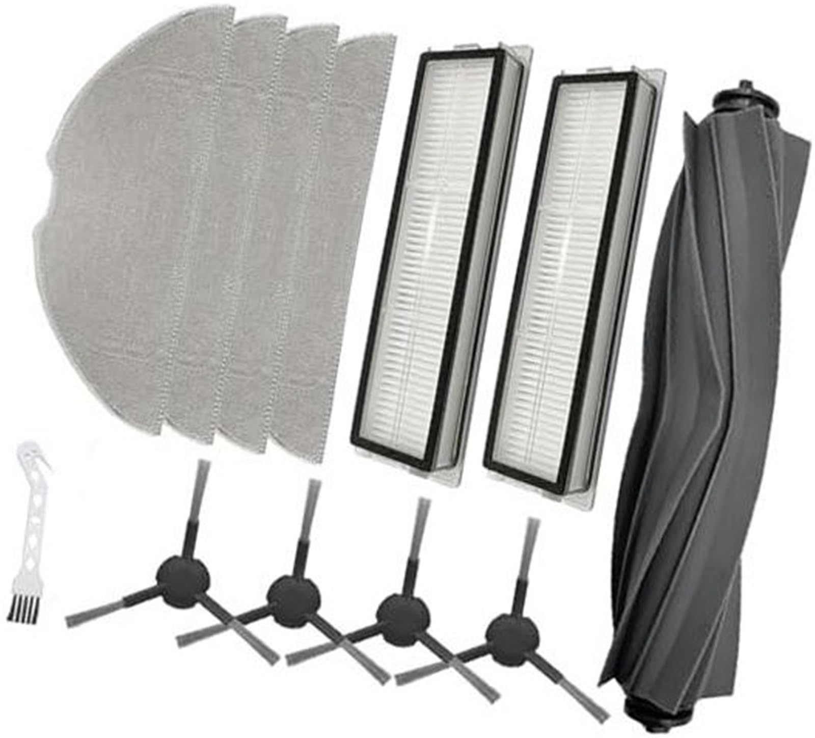 Rynplex 12-teiliges Zubehör-Set for Dreame, Mova S10 Staubsauger, 1 Hauptbürste, 4 Seitenbürsten, 2 HEPA-Filter, 4 Wischpads, 1 Reinigungsbürste Roboterstaubsauger-Ersatzset Rynplex 12-teiliges Zubehör-Set for Dreame, Mova S10 Staubsauger, 1 Hauptbürste, 4 Seitenbürsten, 2 HEPA-Filter, 4 Wischpads, 1 Reinigungsbürste Roboterstaubsauger-Ersatzset von Rynplex