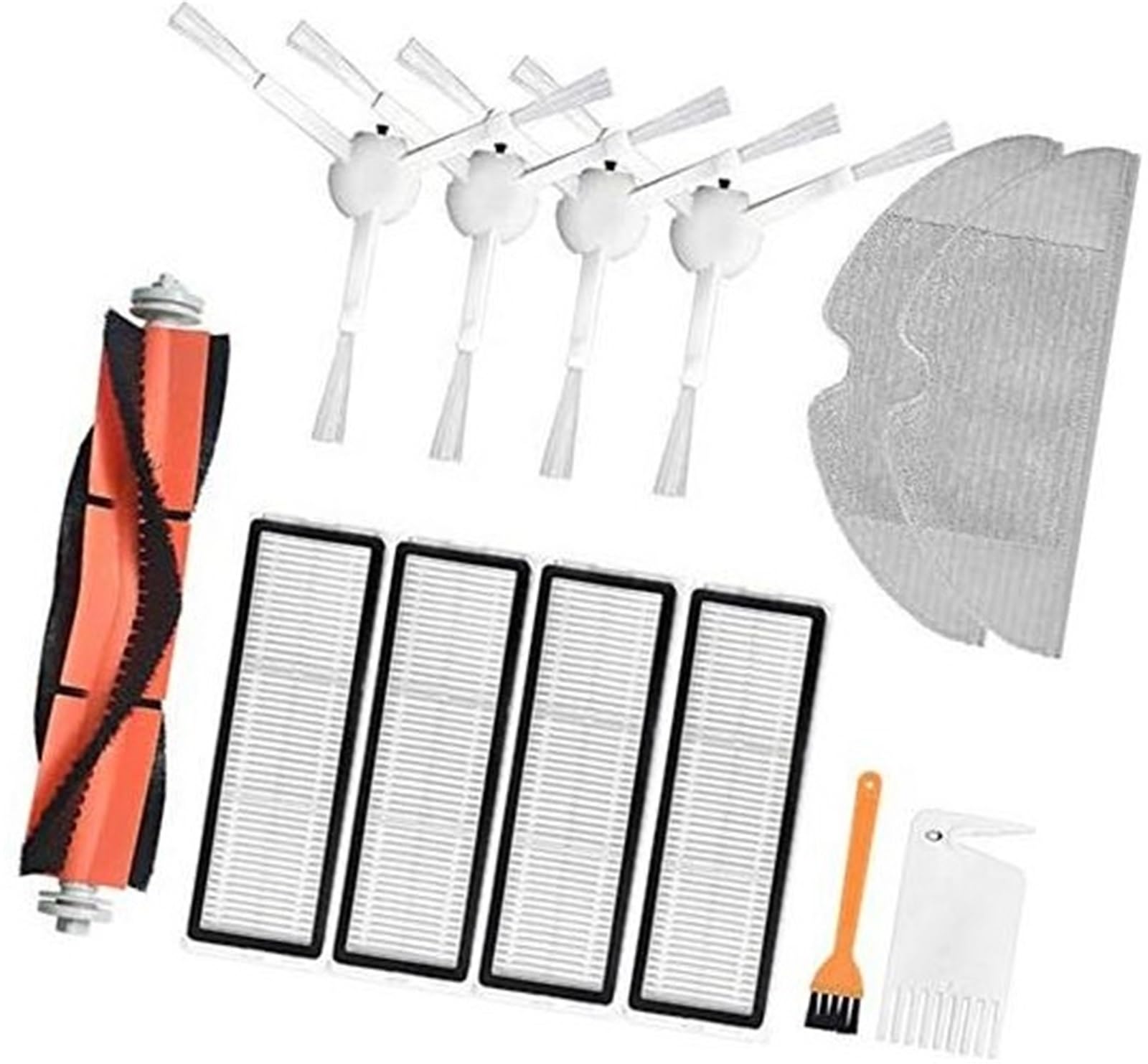 Rynplex 13-teiliges abnehmbares Hauptbürstenfilter-Mopptuch-Kit for Xiaomi, Dreame, F9, Xiaomi, Mijia 1C Staubsauger Staubsauger-Ersatzset Rynplex 13-teiliges abnehmbares Hauptbürstenfilter-Mopptuch-Kit for Xiaomi, Dreame, F9, Xiaomi, Mijia 1C Staubsauger Staubsauger-Ersatzset von Rynplex