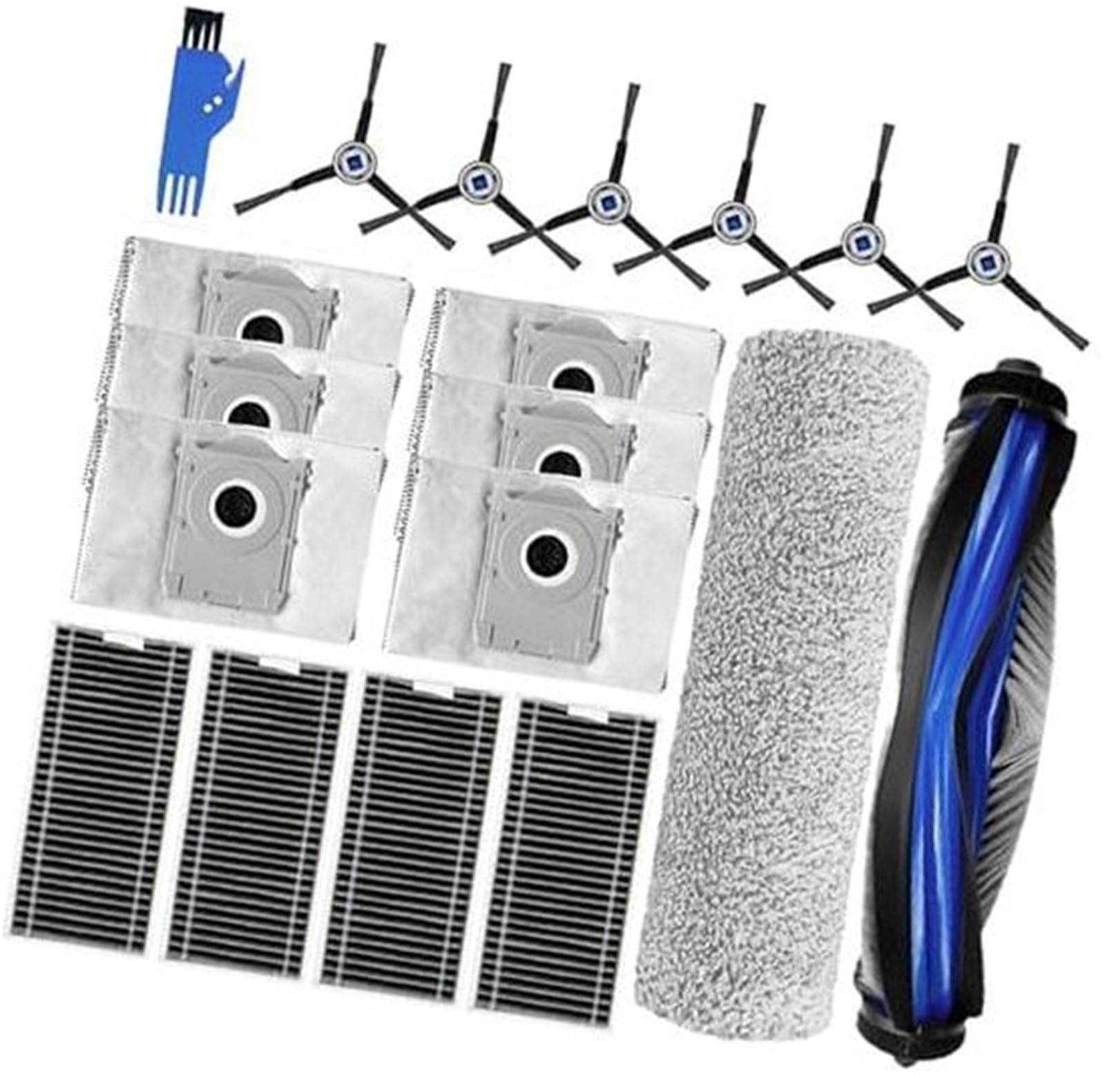 Rynplex 19-teiliges Ersatzzubehör for den Staubsauger Ecovacs Deebot X8 Pro Omni, 1 Hauptbürste, 1 weiche Walzenbürste, 4 HEPA-Filter, 6 Seitenbürsten, 6 Staubbeutel, 1 Reinigungsbürste Roboterstaubsa Rynplex 19-teiliges Ersatzzubehör for den Staubsauger Ecovacs Deebot X8 Pro Omni, 1 Hauptbürste, 1 weiche Walzenbürste, 4 HEPA-Filter, 6 Seitenbürsten, 6 Staubbeutel, 1 Reinigungsbürste Roboterstaubsa von Rynplex