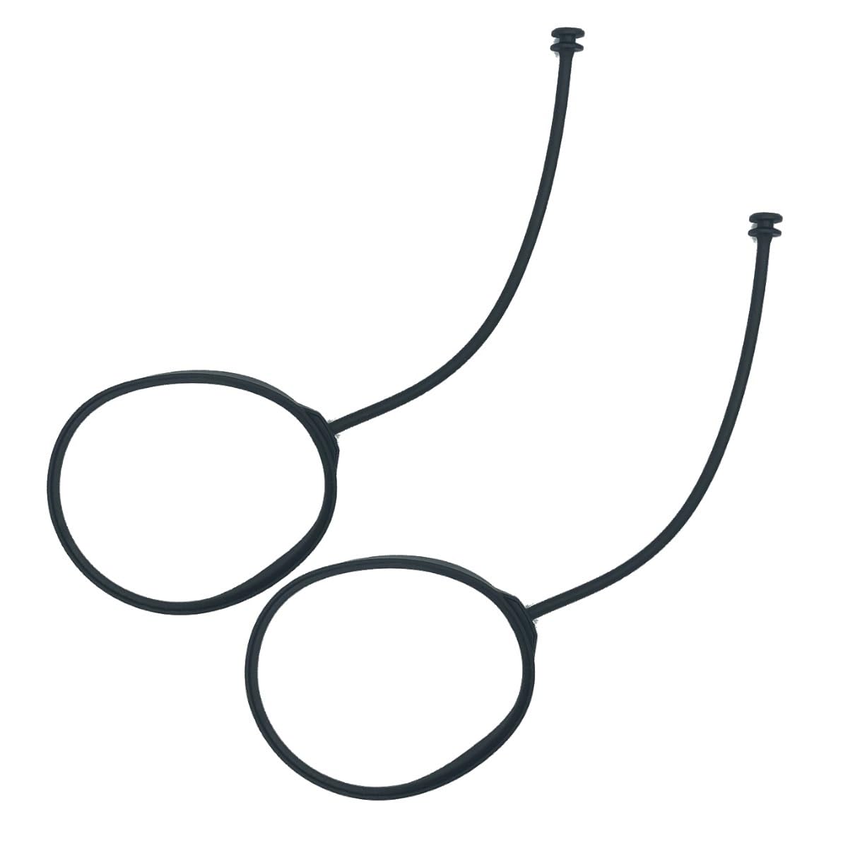 Rynplex 2/3Pcs Heizöl Tank Abdeckung Kabel Kappe Seil Linie 16117222391 X1 X3 X4 X5 X6 Z4 E70 e46 E90 E39 E87 F10 F11 E83 E60 Tankdeckel-Halteband(2Pcs) von Rynplex