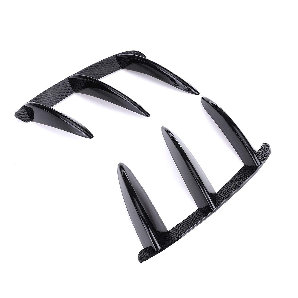 Rynplex 2 STÜCKE W176 Splitter Heckstoßstange Canards Spoiler, for Mercedes-Benz, W176 A200 A250 A260 A45 AMG Paket ABS Schwarz Autospoilerverkleidung Rynplex 2 STÜCKE W176 Splitter Heckstoßstange Canards Spoiler, for Mercedes-Benz, W176 A200 A250 A260 A45 AMG Paket ABS Schwarz Autospoilerverkleidung von Rynplex