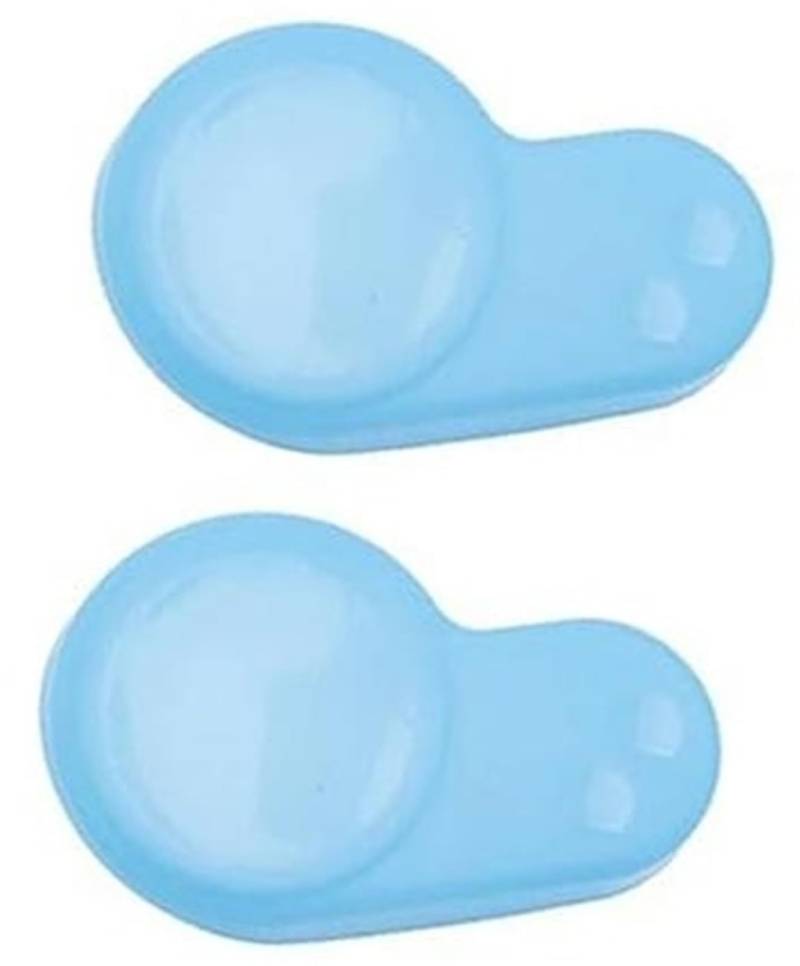 Rynplex 2-teiliges Armaturenbrett for Elektroroller, for Kugoo, M4 Kaboo LCD-Display, wasserdichte transparente Schutzkappe, Silikonabdeckung Scooter-Armaturenbrett-Abdeckung(Blue 2pcs) von Rynplex