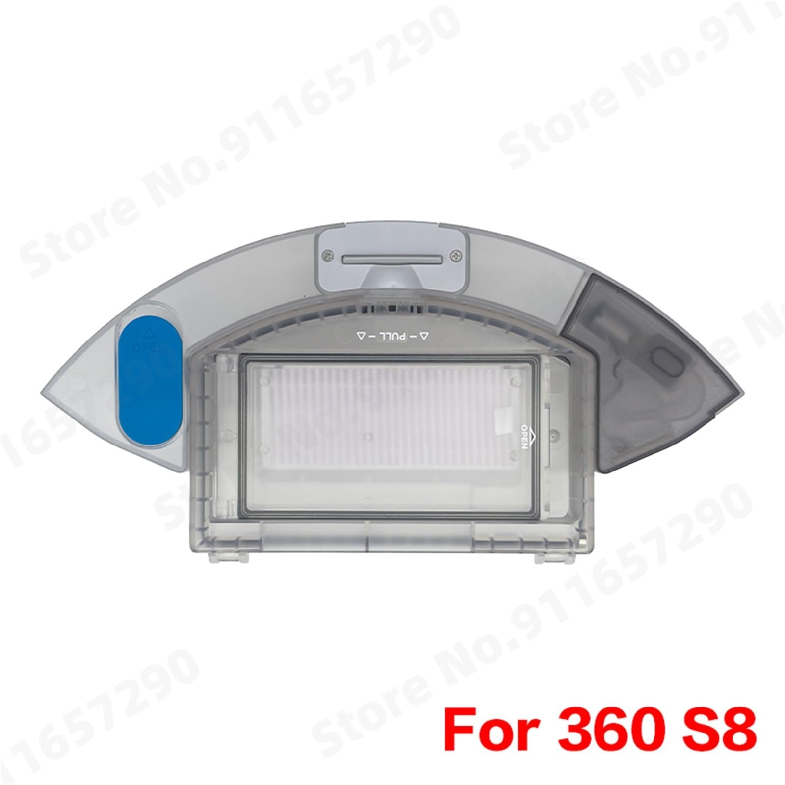Rynplex 360 S8 Wassertank Staubbox Teile Staubsauger Roboter Roboter Mülleimer Box mit Filter Accessroies Roboter-Staubsauger-Mülleimer(Water Tank Dust Box) von Rynplex