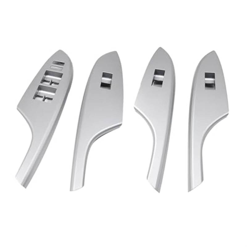Rynplex 4 STK Autotür-Fensterschalter-Blendenverkleidung Fensterglasplatte Armlehne Hubschalter Knopfabdeckung, for Toyota, for Corolla, 2009-2013 Teile Fenstersteuerungsverkleidung Abdeckung für Auto von Rynplex
