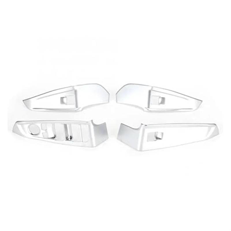 Rynplex 4 Stück Schalttafel-Abdeckungsverkleidung, for, for 3er G20 G28 2020 Set ABS verchromter Fensterheber Autozubehör Neu Auto-Gangschaltung von Rynplex