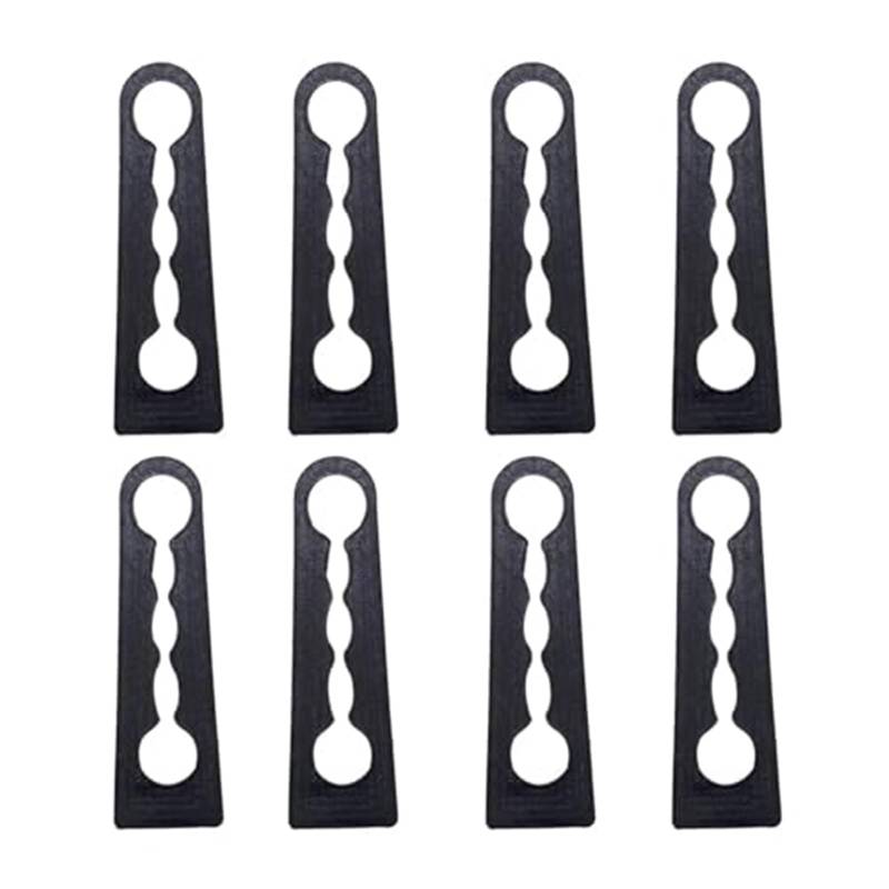 Rynplex 4X Schalldämpfer Schalldämpfer Türschloss Puffer Rasseln Schalldicht Scream Seal Deadener Ganz, for Nissan, for X-Trail, T31 T32 2007-2022 Autotür-Stoßdämpfer Autotür-Stoßdämpfer(Black 8pc) von Rynplex