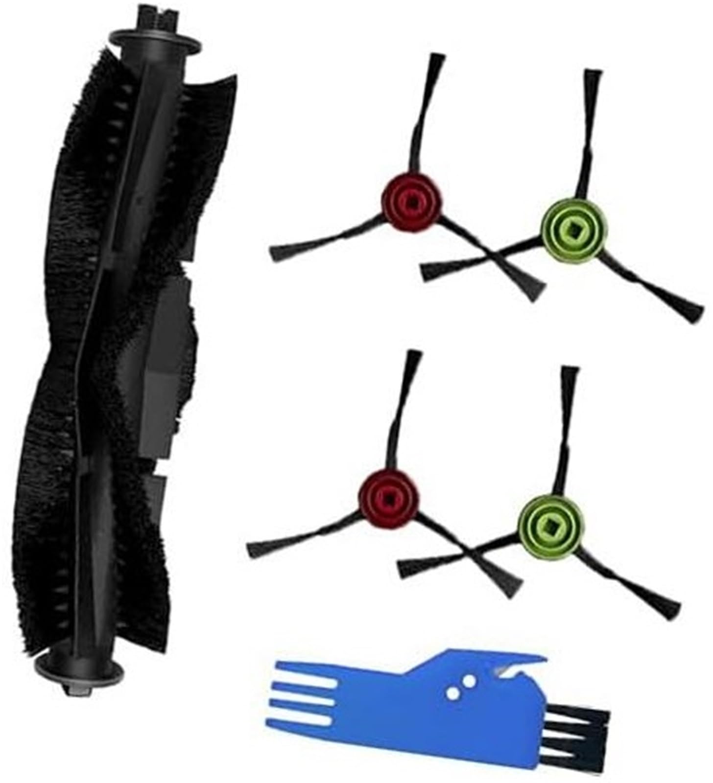 Rynplex 6-teiliges Ersatzteil for Lubluelu SG60 SL60D SL61 Roboterstaubsauger, 1 Hauptbürste, 4 Seitenbürsten, 1 Reinigungsbürste Staubsauger-Ersatzset Rynplex 6-teiliges Ersatzteil for Lubluelu SG60 SL60D SL61 Roboterstaubsauger, 1 Hauptbürste, 4 Seitenbürsten, 1 Reinigungsbürste Staubsauger-Ersatzset von Rynplex