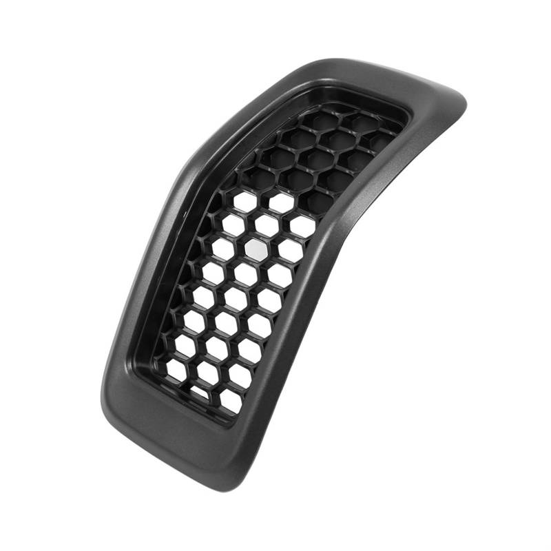 Rynplex ABS-Front-Zentralgrill-Stoßstangenabdeckung, mattschwarze Kühlergrilleinsätze, vorderes Netzverkleidungs-Set 2014–2018, for Jeep, for Cherokee Auto-Kühlergrill von Rynplex
