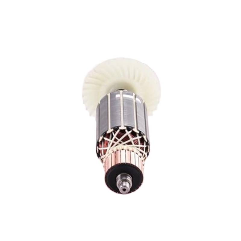 Rynplex AC220-240V WU073 Anker Rotor Zubehör for Worx WU073 Cloudstone Maschine Anker Rotor Anker Ersatz Ankerrotor für Gartenmaschinen(Black with Bearing) von Rynplex