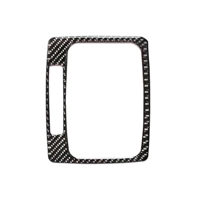 Rynplex Auto Carbon Fiber Center Gear Shift Panel Rahmen Feuerzeug Abdeckung Streifen Trim, for, for, C Klasse W204 2007-2013 Auto-Gangschaltung(Black Inner Frame for LHD) von Rynplex