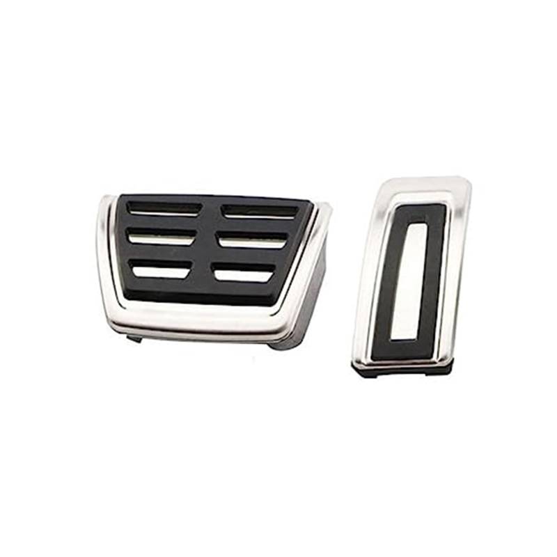 Rynplex Auto Edelstahl Gaspedal Bremse Fußstütze Pedalabdeckung, for Golf 7 MK7 for Octavia A7 Autopedalabdeckung(Black 3 Pieces at Style) von Rynplex