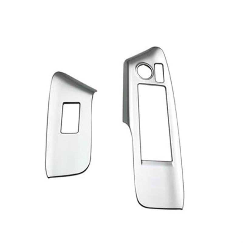 Rynplex Auto Matt Silber Fensterglas Lift Knopf Verkleidung Schalter Abdeckung Tür Armlehne Panel Aufkleber, for Toyota, Sienta 2023+ Fenster Steuerung Verkleidung Abdeckung für Autofensterschalter von Rynplex