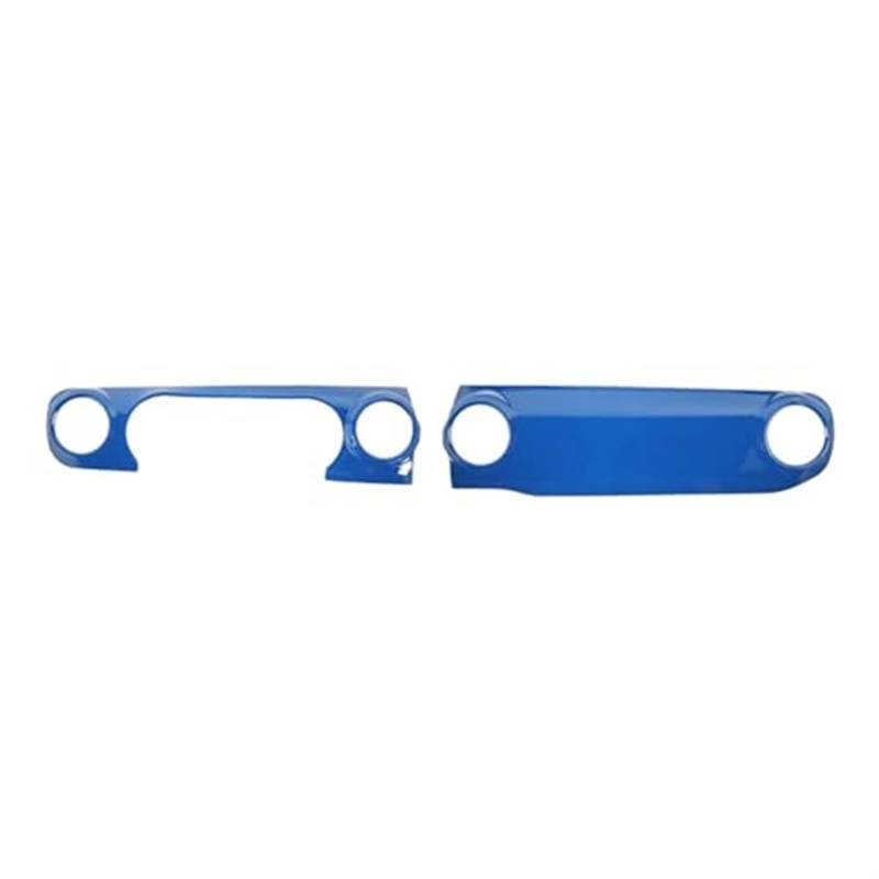Rynplex Auto Mittelkonsole Dekor Panel Abdeckung Co-Pilot Pannel Aufkleber Trim, for Jeep, for Wrangler JL Gladiator JT 2018-2022 Blau Auto-Gangschaltung von Rynplex