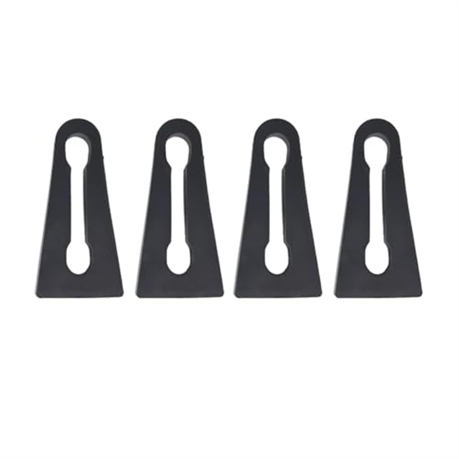 Rynplex Auto-Schalldämpfer-Dämpfer, Türschloss-Puffer, Dämpfung, for VW, for Transporter T5 T6 2003 2004 2005 2006 2007–2020 Caravelle Autotür-Stoßdämpfer Autotür-Stoßdämpfer(Black 4Pcs) von Rynplex