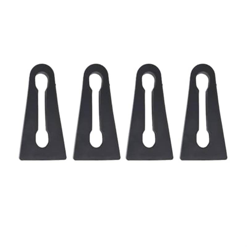 Rynplex Auto-Schalldämpfer-Dämpfer, Türschloss-Puffer, Dämpfung, for VW, for Transporter T5 T6 2003 2004 2005 2006 2007–2020 Caravelle Autotür-Stoßdämpfer Autotür-Stoßdämpfer(Black 4Pcs) von Rynplex