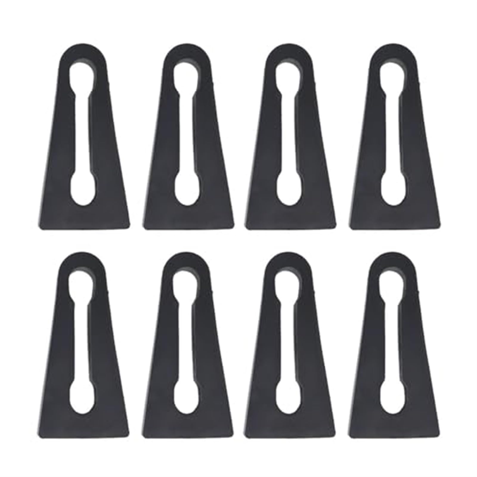 Rynplex Auto-Schalldämpfer-Dämpfer, Türschloss-Puffer, Dämpfung, for VW, for Transporter T5 T6 2003 2004 2005 2006 2007–2020 Caravelle Autotür-Stoßdämpfer Autotür-Stoßdämpfer(Black 8Pcs) von Rynplex