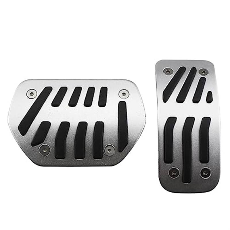 Rynplex Auto-Styling, for Peugeot, 2008 207 CC SW GTI RC 208 GTI 308CC Sport Kraftstoffbremse Totpedalabdeckungssatz Autozubehör Fußpedalabdeckung Autopedalabdeckung(Black at 2 PCS) von Rynplex