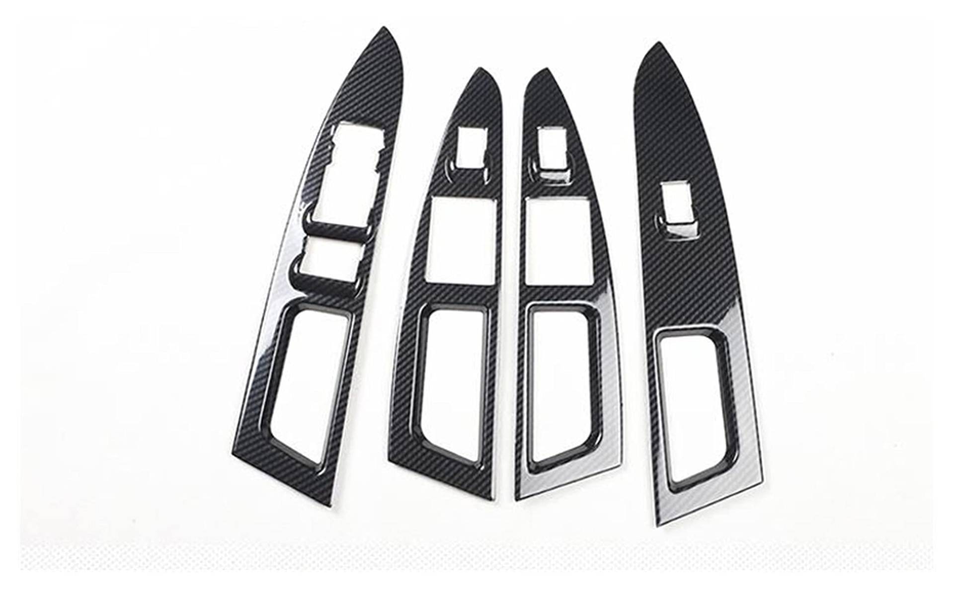 Rynplex Auto-Styling Carbon Fiber Tür Armlehne Fensterheber Schalter Panel Aufkleber, for Ford, Fusion, for Mondeo, 2013 2014 2015 2016 C1433 Verkleidungsblende für Autofensterschalter(Black carbon fi Rynplex Auto-Styling Carbon Fiber Tür Armlehne Fensterheber Schalter Panel Aufkleber, for Ford, Fusion, for Mondeo, 2013 2014 2015 2016 C1433 Verkleidungsblende für Autofensterschalter(Black carbon fi von Rynplex