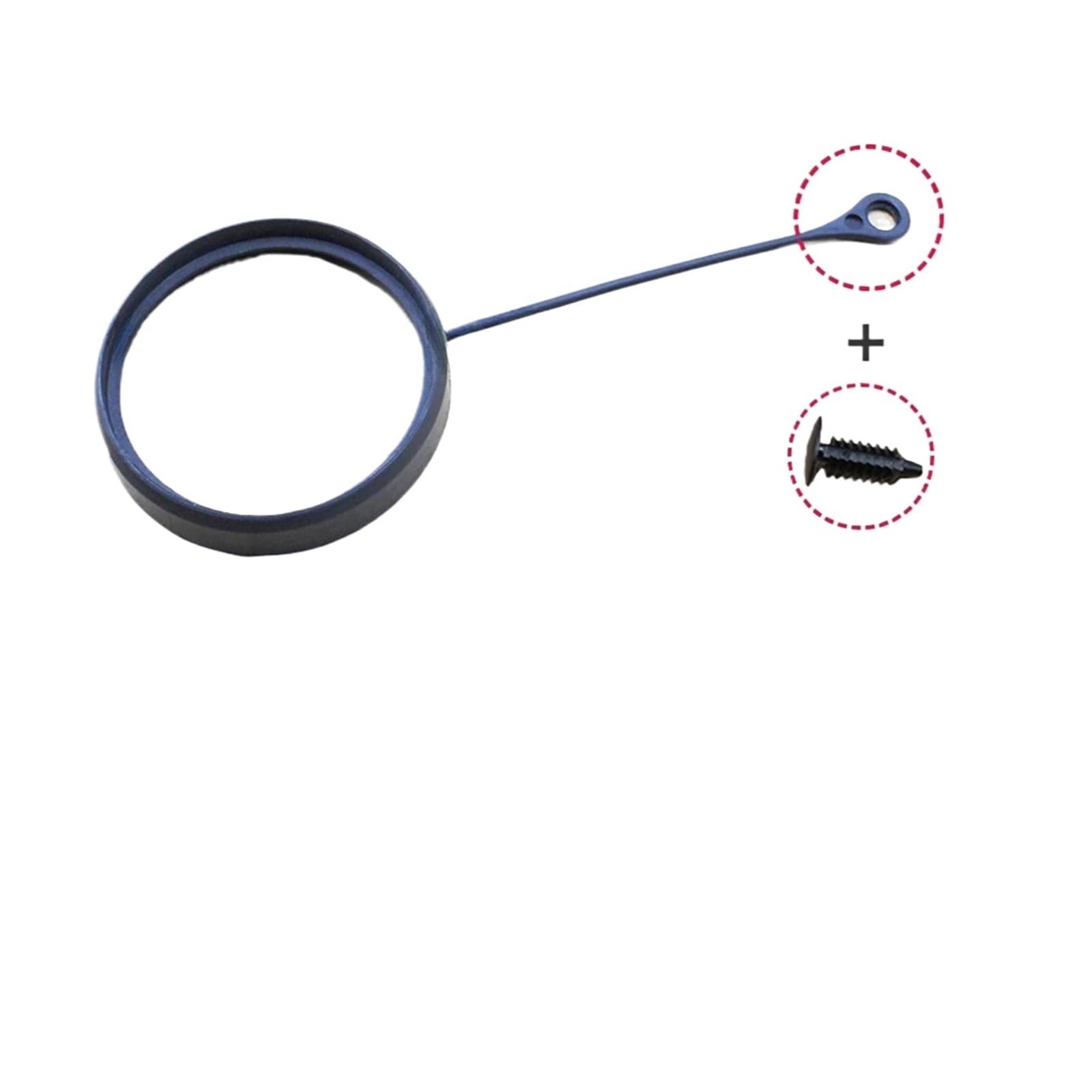 Rynplex Auto Tankdeckel Abdeckung Linie Kabel Seil Ring A2214700605, for, for ACES W211 W203 W204 W210 W124 W202 W212 W220 AMG Tankdeckel-Halteband(Old Type with Clip) von Rynplex