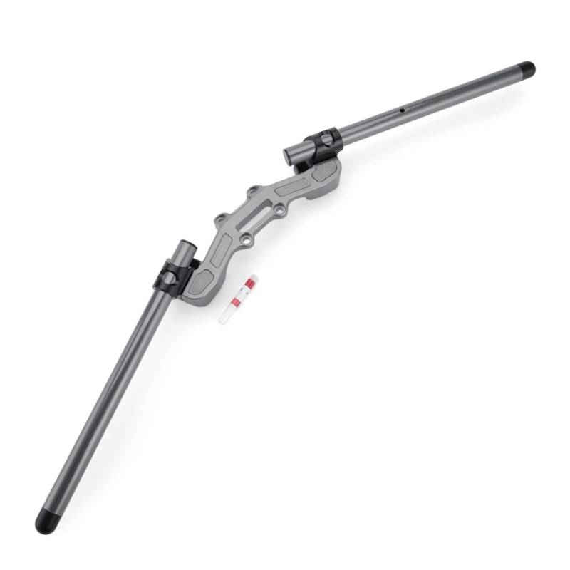 Rynplex Clip-On-Lenker, Lenker, Lenker, for Scrambler, Cafe Racer Sixty2 Classic Desert Sled Icon Full Throttle Urban Enduro Motorrad-Lenker-Riser-Klemme(Grey) von Rynplex