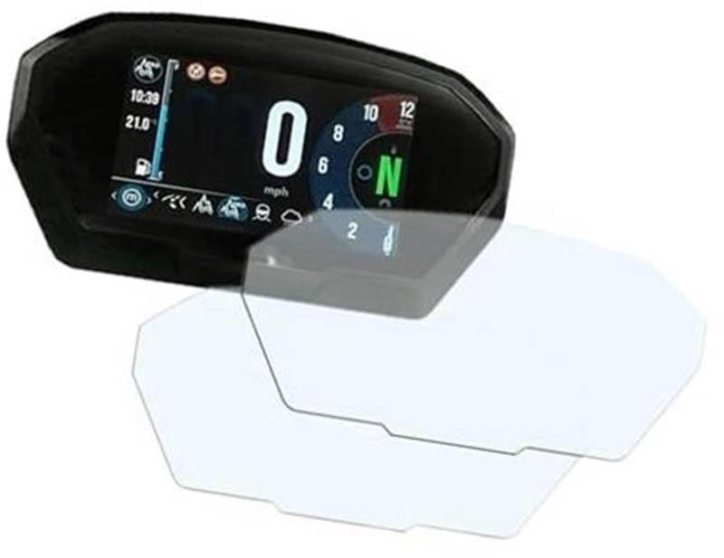 Rynplex Displayschutzfolie, Motorrad-Cluster-Kratzschutzfolie, Displayschutzfolie, for SPEED TRIPLE R/RS Tiger 1200 XC XR 800 1200XC 2017–2018 Displayschutzfolie für das Armaturenbrett von Motorrädern von Rynplex