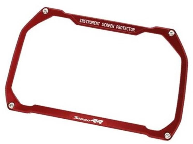Rynplex Displayschutzfolie, Motorrad-Messgerätrahmen, TFT-Diebstahlschutz, for S1000 RR/XR S1000XR S1000RR 2020 2021 Displayschutzfolie für das Armaturenbrett von Motorrädern(Black S1000RR RD) von Rynplex