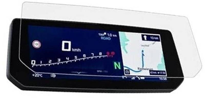 Rynplex Displayschutzfolie, Motorradzubehör, Tacho, Kratz-Cluster-Bildschirm, for CE04 CE 04 2021 2022 Displayschutzfolie für das Armaturenbrett von Motorrädern(Black 4 Set) von Rynplex