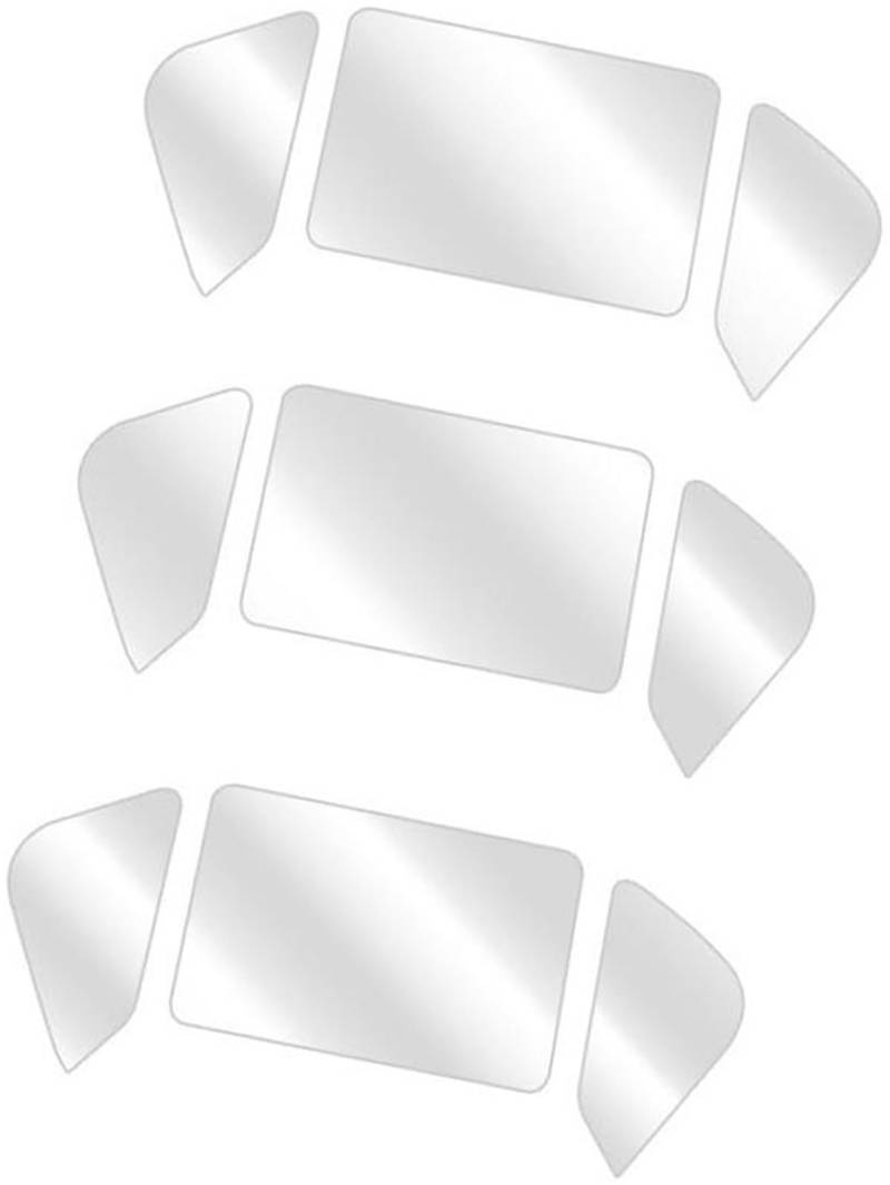 Rynplex Displayschutzfolie, for CRUISYM150 CRUISYM 150 Motorrad Cluster Kratzschutzfolie Displayschutzfolie Displayschutzfolie für das Armaturenbrett von Motorrädern(Black 3 PSC) von Rynplex