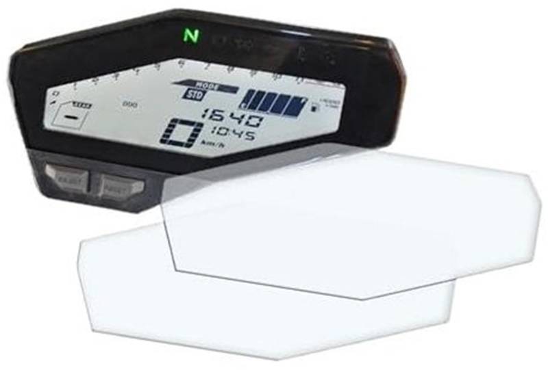Rynplex Displayschutzfolie, for MT-09 FZ-09 Cluster Scratch Cluster Displayschutzfolie Schutzfolie MT09 MT 09 FZ09 FZ 09 Motorradzubehör Displayschutzfolie für das Armaturenbrett von Motorrädern(BLACK von Rynplex