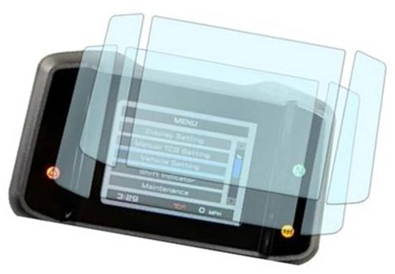 Rynplex Displayschutzfolie, for MT-09 MT 09 SP 2021 2022 FZ-09 MT09 Instrumenten-Armaturenbrett, Tacho-Schutzfolie, Motorrad-Zubehör Displayschutzfolie für das Armaturenbrett von Motorrädern(BLACK 2 S von Rynplex