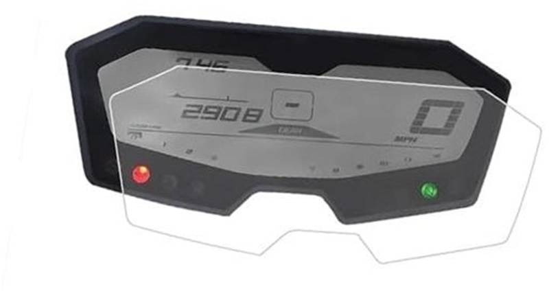 Rynplex Displayschutzfolie, for MT07 MT 07 MT-07 FZ07 FZ 07 FZ-07 2014–2020, Motorrad-Armaturenbrett-Cluster, Kratzschutzfolie, Displayschutzfolie Displayschutzfolie für das Armaturenbrett von Motorrä von Rynplex