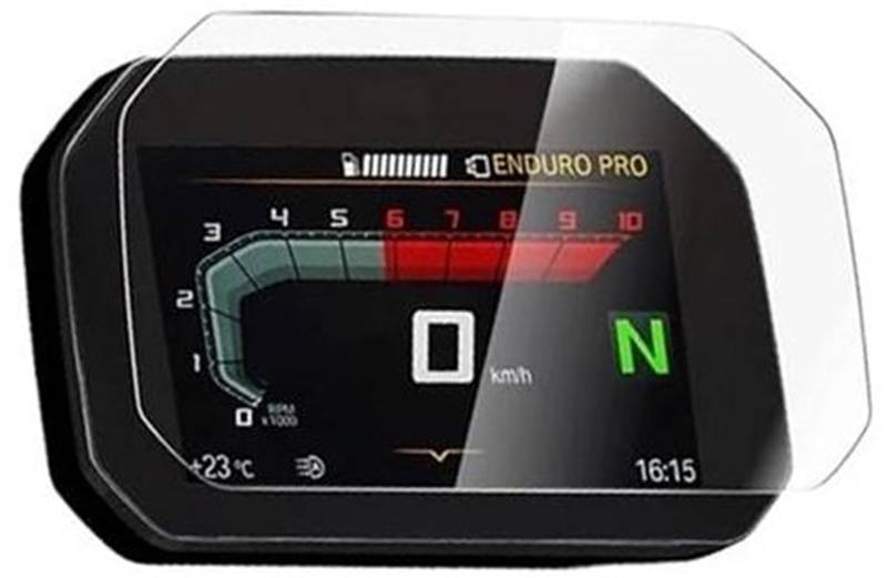 Rynplex Displayschutzfolie Motorrad Cluster Scratch Cluster Displayschutzfolie Schutzfolie, for C400X F900R F900XR S1000RR S1000XR M1000RR 2018+ Displayschutzfolie für das Armaturenbrett von Motorräde von Rynplex